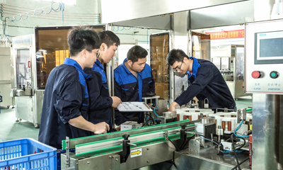 Teng zhuo liquid filling machine for industry packaging to fly over